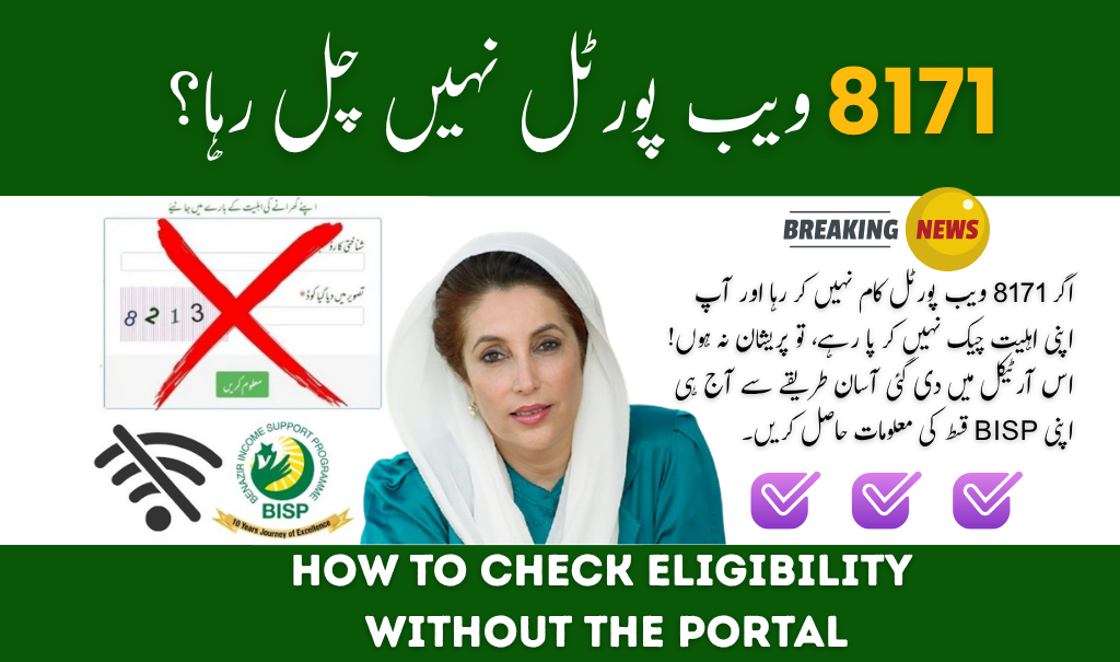 8171 Web Portal Down Today How to Check Eligibility Without the Portal