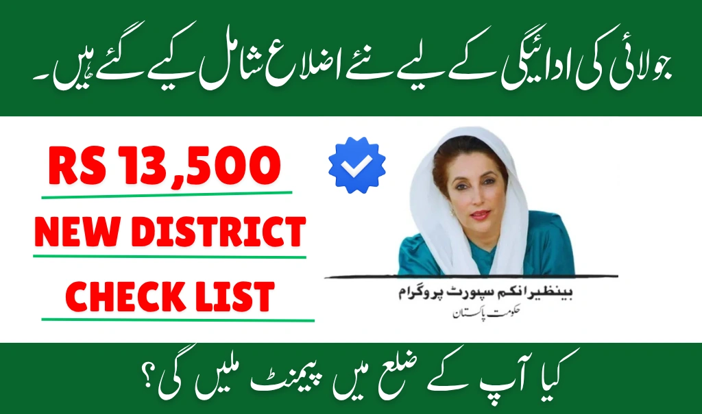 BISP 8171 New Districts Added for July 2025