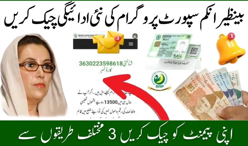 Check BISP 8171 CNIC Payment Status Online