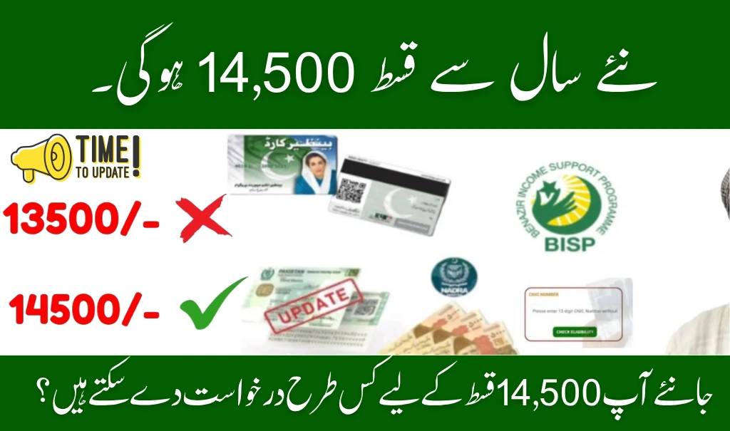 New BISP Rs. 14500 Payment in 2026